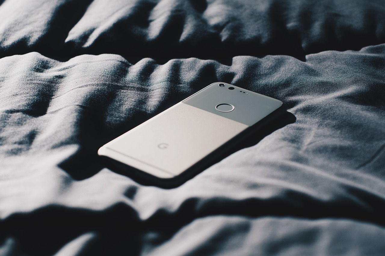 phone in bed