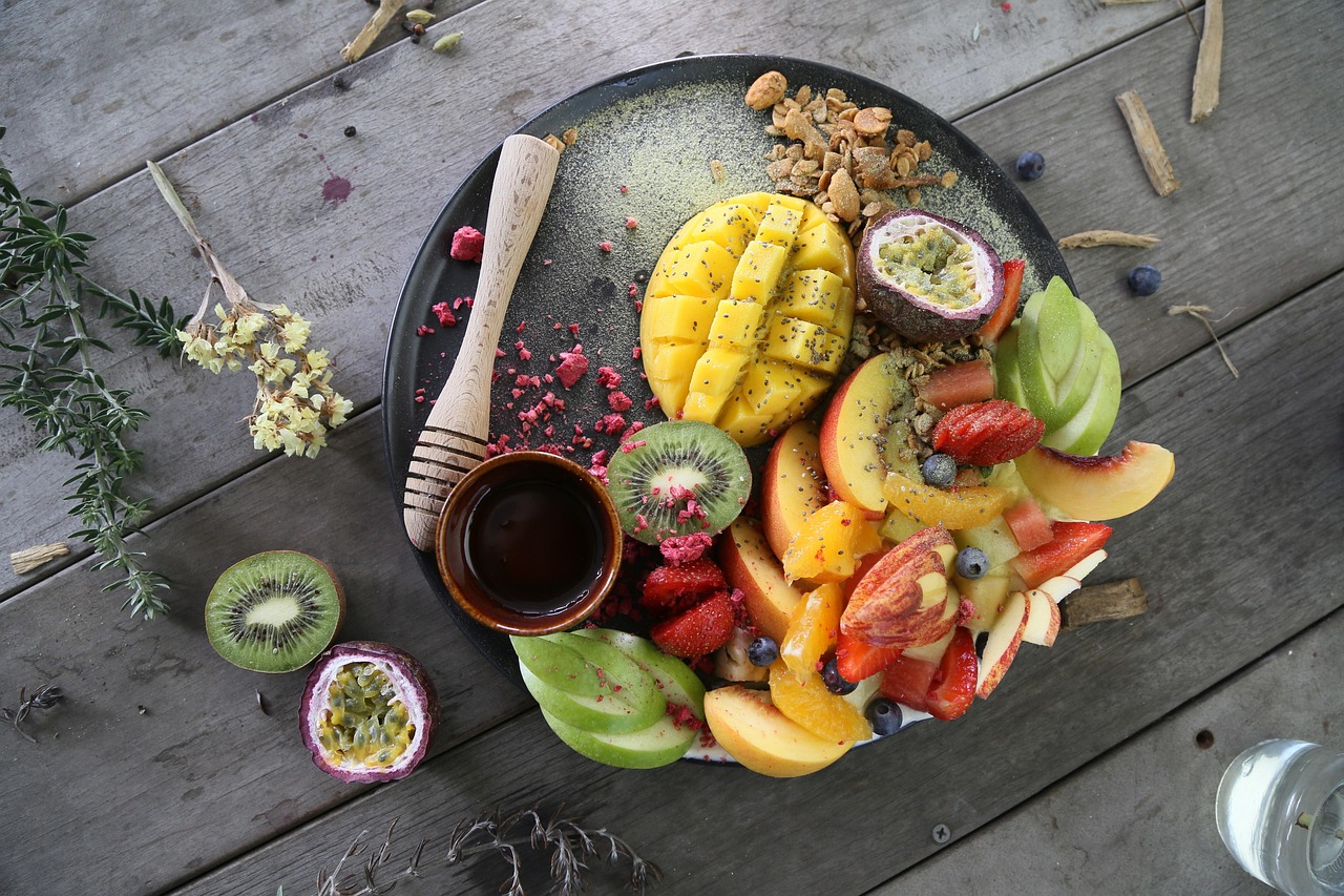 exotic fruit platter